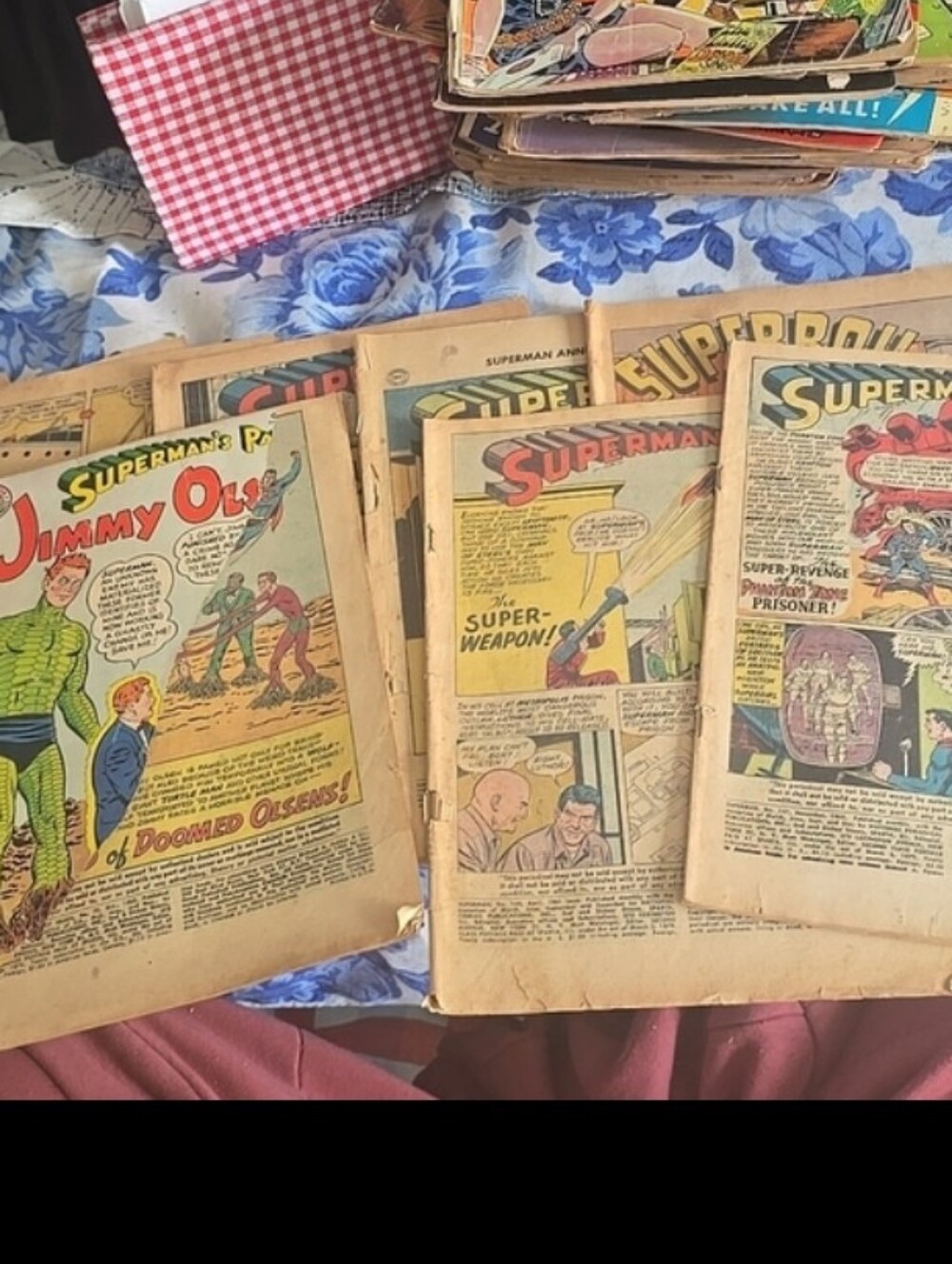 Vintage Comic Book Lot A Lot Missing Covers